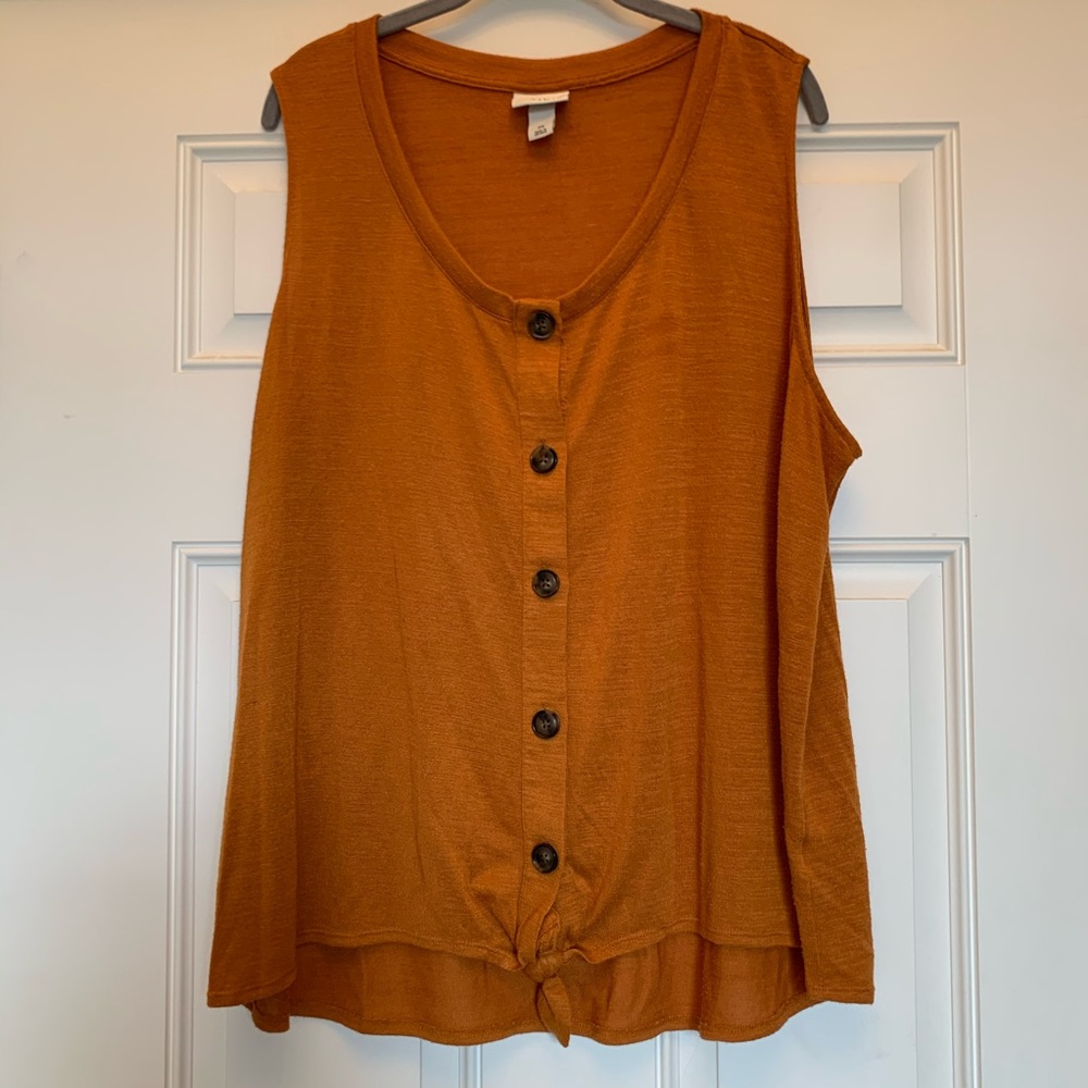 Ava & Viv Tie Front Top